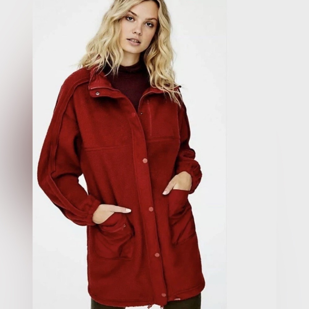 Free People Movement women’s Fleece Oversized Jacket XS